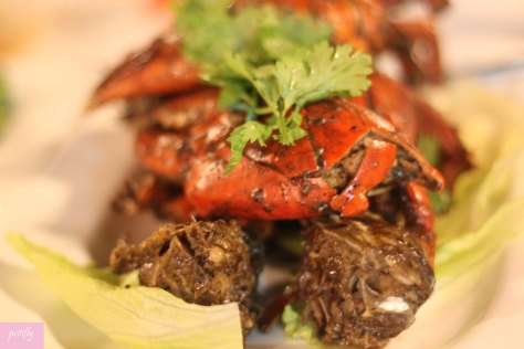Black pepper crab in Jumbo Seafood