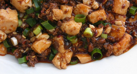 The spicy Mapu Tofu