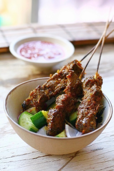A perfect accompaniment to your chilled tiger beer- Satay
