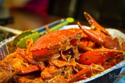 Singapore's national dish the- Chilli Crab