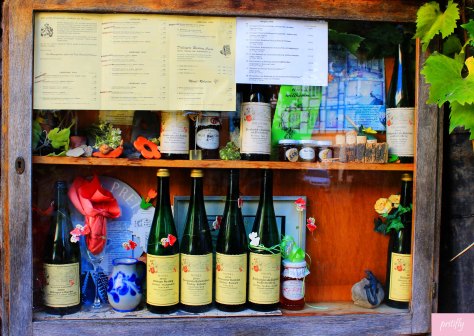 Step into my shop- the quaint display outside a wine shop in Rudesheim, Germany
