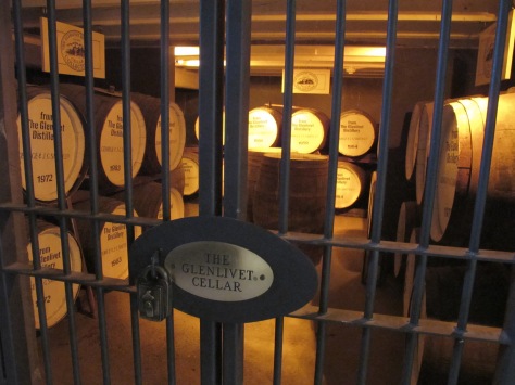 Cellar at the Glenlivet